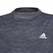 adidas Tennis-Tshirt Gradient Aeroready blau/schwarz Jungen